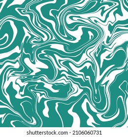 Vector illustration. Marble texture. Splash of paint. Green liquid background.