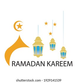 Vector illustration of Marhaban Ya Ramadhan 