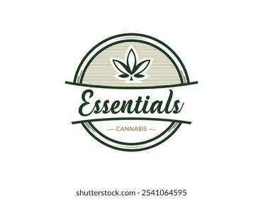 Vektorgrafik des Marihuana-Logos.