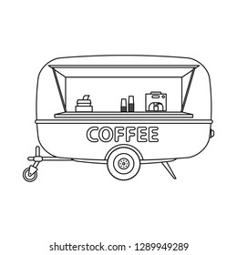 Vector illustration of market and exterior logo. Set of market and food stock vector illustration.