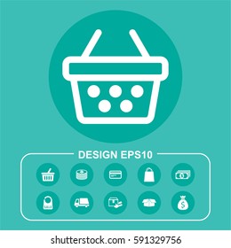 Vector Illustration Market Icon