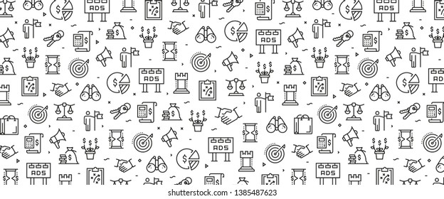 VECTOR ILLUSTRATION OF MARKETING ICON CONCEPT