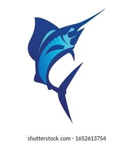 Vector illustration of a Marlin fish