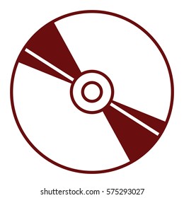 Ilustración vectorial del icono del cid marrón
