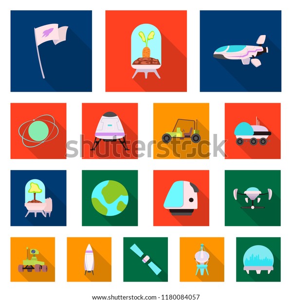 Vector illustration of mars and
space icon. Set of mars and planet stock vector
illustration.
