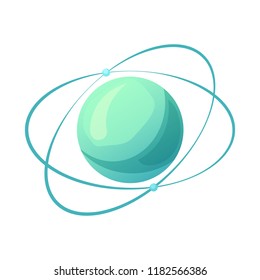Vector illustration of mars and space sign. Set of mars and planet vector icon for stock.