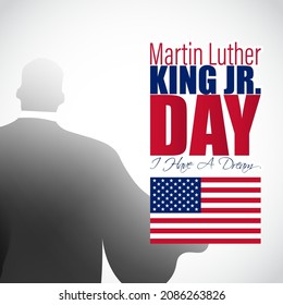 Vector illustration for Martin Luther King Junior Day