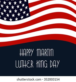 Vector illustration of Martin Luther King Day background.