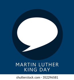 Vector illustration of Martin Luther King Day background.