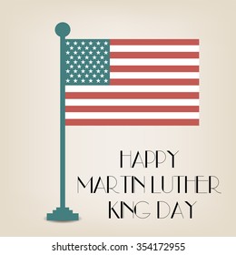 Vector illustration of Martin Luther King Day background.