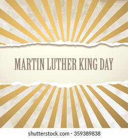 Vector illustration for Martin Luther King Day