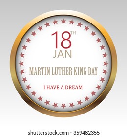 Vector illustration for Martin Luther King Day