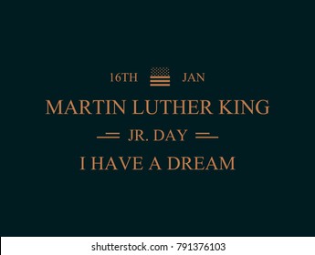 Vector illustration for Martin Luther King Day