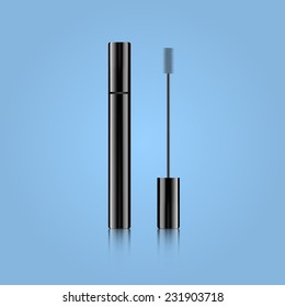 vector illustration of mascara