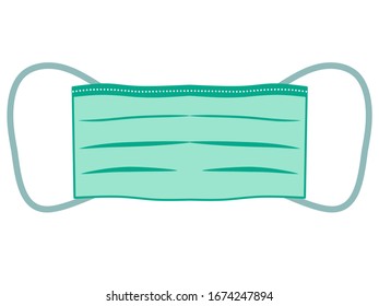 vector illustration of a mask