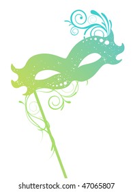 vector illustration of mask