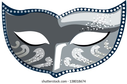 Vector illustration of a mask for carnival