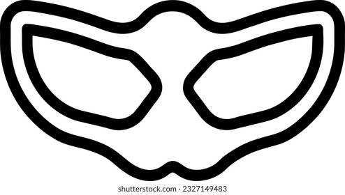 vector illustration of mask icon