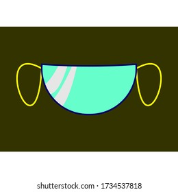 Ilustración vectorial de un masker.