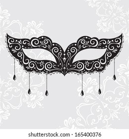 Images, photos et images vectorielles de stock de Elegant black lace