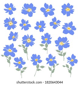 Vektorgrafik-Material einer schönen Blume,