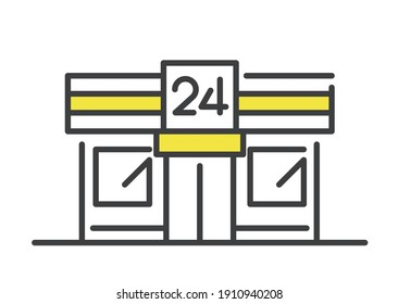 Vector Illustration Material: Convenience Store, Convenience Store