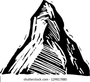 Vector illustration of Matterhorn