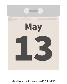 Vector illustration, May 13