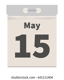 Vector illustration, May 15