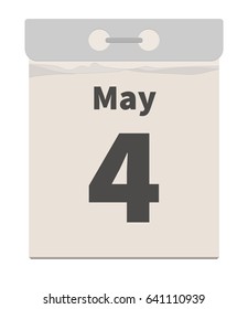 Vector illustration, May 4