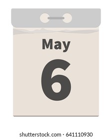 Vector illustration, May 6
