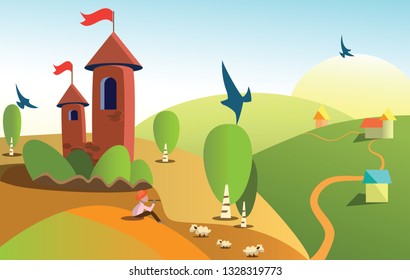 Vector illustration it is maybe used for any professional project