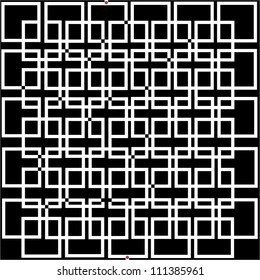 Vector illustration of maze