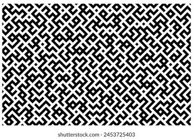 vector illustration of maze pattern background