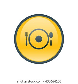 Vector illustration of meal icon