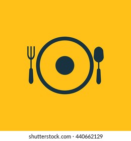 Vector illustration of meal icon