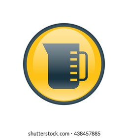 Vector illustration of measuring cup icon