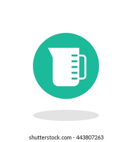 Vector illustration of measuring cup icon