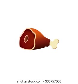 Vector illustration of Meat