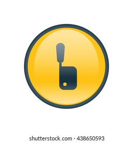 Vector illustration of meat chopper icon