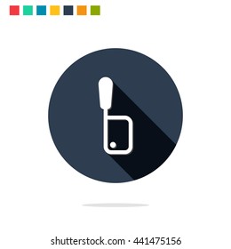 Vector illustration of meat cleaver icon