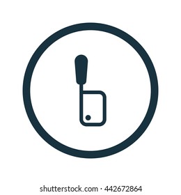 Vector illustration of meat cleaver icon