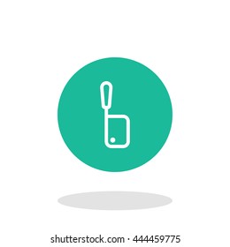 Vector illustration of meat cleaver icon