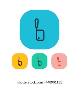 Vector illustration of meat cleaver icon