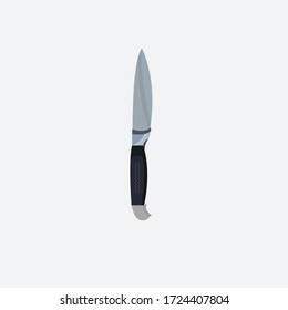 Ilustración vectorial cuchillos de corte de carne conjunto cuchillo de paro - utensilios de cocina icono diseño vectorial plantilla de icono Cuchillo vector.