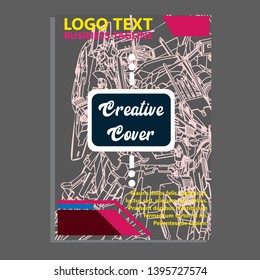 Vector illustration. Mecha sacred geometry. Mecha mock-up isolated design. For t-shirt design, poster, sticker. Line Style. - Vector