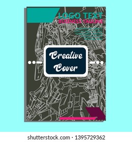 Vector illustration. Mecha sacred geometry. Mecha mock-up isolated design. For t-shirt design, poster, sticker. Line Style. - Vector