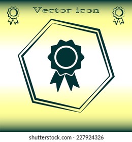  Vector illustration of medal 