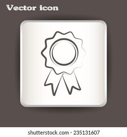  Vector illustration of medal 