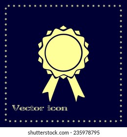  Vector illustration of medal 